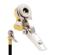 Raccord de gonflage de pneu sans fuite - Raccord rapide - Accessoire | Gonfleur de pneu fermé avec clip pour camping-car, camion, vélo, scooter, voiture, moto, berline, pick-up, SUV, remorque
