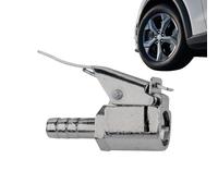Raccord De Gonflage Pour Pneus | Connectique En Cuivre Sans Fuite Pour Pompe Compresseur Avec Adaptateur A Clip | Adaptateur De Durite Pour Gonfleur - Pour Véhicules Utilitaires, Camping-Cars, Voiture