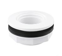 Raccord de jet de retour de piscine pour Hayward SP1023 de rechange avec joint - Entrée filetée de 3,8 cm pour revêtement en vinyle pour piscine hors sol - Kit d'assemblage mural