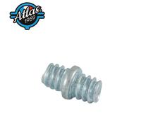 Raccord de jonction double mâle Atlas - Ø M8 - acier zingué blanc - Boite de 50 - SCELL-IT - RMM08