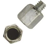Raccord de jonction hexagonal mâle-femelle en acier zingué - Ø M8 x 150 / M7 - 15 mm - Boite de 50 - SCELL-IT - RMFHEXM8M7 Zingué G