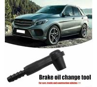Raccord de liquide de frein de voiture - Adaptateur de mamelon d'aspiration pour purge d'air - Outil d'échange compatible avec les voitures, camions, véhicules de construction