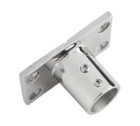 Raccord de main courante de bateau en acier inoxydable 316 22/25 mm, tube de base rectangulaire à 90 degrés pour yachts et applications marines