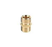 Raccord de nettoyeur haute pression SENRISE 22 mm mâle vers 22 mm mâle en laiton, adaptateur de tuyau de nettoyeur haute pression, connecteur de tuyau à vis (lot de 1)