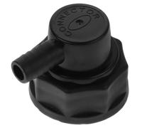 Raccord de Paquet à Sirop pour Valve de Distributeur de Boissons Gazeuses | PE Noir, Installation Facile et Étanchéité Fiable, Débit Régulier, Accessoires pour Machine à Soda