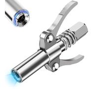 Raccord de Pistolet à Graisse,G Coupler Embout Pompe à Graisse, Pince de Verrouillage Pistolet à Graisse, Presse-Graisse, Embout Pompe à Graisse à Double, pour Tous Les Types de Pompes à Graisse