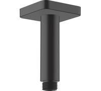 raccord de plafond Hansgrohe Vernis Shape 10 cm, 26406670, couleur : noir mat