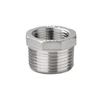 Raccord de plomberie 1/8" 1/4" 3/8" 1/2" Raccord fileté mâle femelle en acier inoxydable 304 Adaptateur de tuyau d'eau réducteur(Female Male reducer,DN8 X DN10)