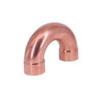 Raccord de plomberie en cuivre à souder, coude à 180°, for climatiseur - diamètre intérieur de 10 à 22 mm (1 pièce) - 1/4", 3/8", 1/2", 3/4" et 1" - 1 pièce(67mmx1.7mm)