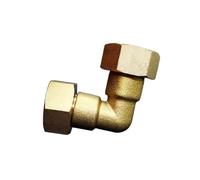 Raccord de plomberie en laiton DN15 DN20 DN25 1/2 3/4 1 BSP femelle mâle coupleur union coude(Elbow G 1l2 Female)