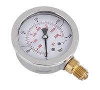 Raccord de point de test de tuyau hydraulique M16*2, BSP1 ou 4 0~250BAR ou 3600PSI Jauge 1,5 ou 4,9 pieds avec UV et adaptabilité au changement climatique pour les tests de systèmes hydrauliques