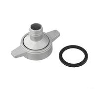 Raccord de pompe à eau en aluminium avec joint en caoutchouc pour des connexions sécurisées et fuites dans les systèmes de pompe prenant en charge plusieurs tailles de tuyau (5,1 cm à 2,5 cm)
