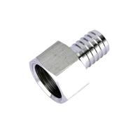 Raccord de pompe cannelé en acier inoxydable 1/2" BSP femelle x 13 mm