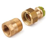 Raccord De Pression En Cuivre SudoPress À Passage 15 Mm Sur Rp3/4