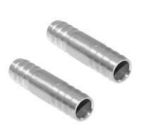 Raccord de raccord rond Beduan en acier inoxydable 3/8"" (lot de 2)