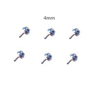 Raccord de refroidissement à eau pour système de refroidissement d'ordinateur, connecteur de barbes à filetage G1/4 4/6/7.2/9/11/14mm, 6 pièces