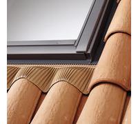 Raccord de remplacement Ocre jaune 78x98 cm VELUX tuile jusqu'à 120 mm de relief - EW MK04 0700C1
