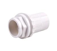 Raccord de réservoir d'eau en PVC 20/25/32/40/50 mm, raccord de vidange épais for Aquarium, entrée et Sortie d'alimentation(White,1pc I.D 32mm)