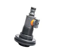 Raccord de réservoir d'eau en PVC avec robinet à 4 voies pour cour, 3/4", 3