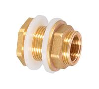 Raccord de réservoir en laiton, connecteur de réservoir d'eau en cuivre,Connecteur de d'eau en laiton fileté pour tuyau d'arrosage - Raccord de tuyau en pour robinet de jardin, raccor