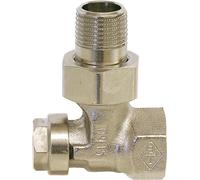 Heimeier Regulux 035102000 Eck 1/2 », nickelée, obturable / réglable