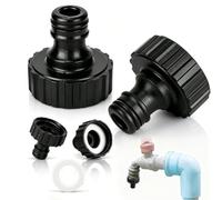 Raccord de robinet de 2,5 cm compatible avec Gardena, adaptateur fileté pour tuyau