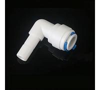 Raccord de robinet filtre à eau connecteur à emboîtement raccord rapide de robinet pour système de filtration d'eau RO à osmose inverse, blanc