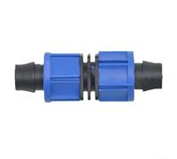 Raccord de ruban goutte à goutte de 1,6 cm pour lignes d'irrigation de 6 mil+ - Connecteur à écrou vert à verrouillage facile - Jointeur sécurisé sans fuite pour systèmes d'arrosage de jardin et de