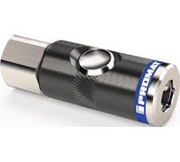 Raccord de sécurité à bouton-poussoir DN 7,4, tournant, alu, filetage G 1/2 FF, pouce 12 mm PROMAT