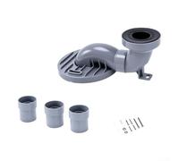 Raccord de siphon extensible pour siège de toilette | Longueur réglable de 31 à 33 cm, optimise le débit d'eau, plastique robuste, facile à installer pour les réparations de