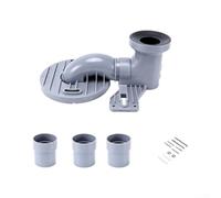 Raccord de siphon extensible pour siège de toilette | Longueur réglable de 31 à 33 cm, optimise le débit d'eau, plastique robuste, facile à installer pour les réparations de