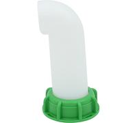 Raccord de sortie IBC 2 pouces - 2 pièces 90° avec tubulure à 90 ° et écrou-raccord