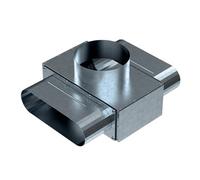 Raccord de transition 1 ovale vers rond pour DV DRSO-A20 de Aereco - 530846