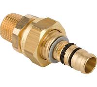 Geberit Geberit Raccord de transition Mepla d= 40 mm x R 1 1/4, avec AG, laiton rouge Quantité:1