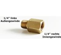 Raccord de transition IG 1/4" R x AG 1/4" lks Adaptateur gaz Réducteur pour réchaud à gaz Barbecue