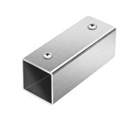 Raccord de tube avec structure de fixation à vis 25 x 80 mm | Construction en acier inoxydable 201, montage sans soudure, connexion amovible pour des ajustements ultérieurs du cadre