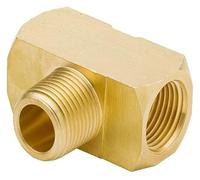 Raccord de tuyau 3 voies femelle et mâle NPT 1/8", 1/4", 3/8", 2 pièces(1/4")