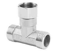 Raccord de Tuyau 3 Voies Tee Acier Inoxydable 304, Adaptateur de Pipeline G1 / 2, Connecteur Tuyau pour Eau et Air - Résistant à la Pression 5kg, Installation Facile et Durable (Filetage femelle