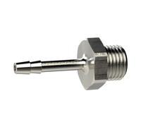 Raccord de tuyau à visser G 3/8a, pour tuyau LW 12 mm, SW 19 en laiton, pression de travail max. 25 bars, tampon de fonctionnement. Charge maximale : 150 °C.