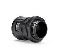 Raccord de tuyau Adaptateur de conduit flexible en plastique M16 x 1,5, raccord de tube ondulé, connecteur à soufflet Adaptateur(AD54.5-PG48-1pcs)