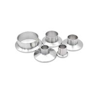 Raccord de tuyau Collier de serrage sanitaire en acier inoxydable 12,7-108 mm 0,5 "0,75" 1 "2" 3 "4" Raccord à souder Virole Homebrew Adaptateur(102mm Ferrule119)
