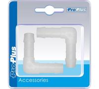 Raccord de tuyau coudé 10mm 2 pièces sous blister