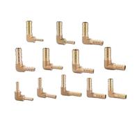 Raccord de tuyau coudé cannelé double pagode en laiton de 4 à 25 mm, adaptateur d'irrigation à joint en cuivre(12mm to 6mm)