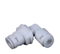 Raccord de tuyau coudé for osmose inverse, diamètre extérieur égal de 1/4 po, raccord rapide en plastique for eau RO