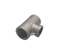Raccord de tuyau coulée à l'eau en acier inoxydable 316 BSP 1/4" - 5,1 cm - Raccord de tuyau à 3 voies (Couleur : 316L, taille : 1 à 1I2)