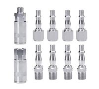 Raccord de tuyau d'air de 6,35 mm - Raccord de raccord de compresseur - Pièces pneumatiques à dégagement rapide pour outils pneumatiques