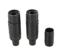 Raccord de tuyau d'aquarium à dégagement rapide avec valve de débit à fermeture automatique, raccord pour aquarium et vivarium (16 mm)