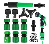 Raccord de tuyau d'arrosage - Connecteur Multifonctionnel Anti-Fuite | Raccords à branchement rapide | Pour l'arrosage du jardin, l'irrigation, camping-car, bateau, évier,