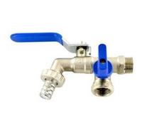Raccord de Tuyau d'Arrosage Double EDM 1/2 - 3/4 - 3/4 G