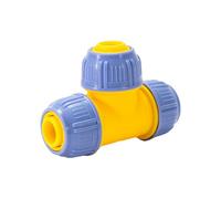 Raccord de tuyau de 25 mm - Adaptateur de tuyau d'arrosage - Texture PP - Convient pour les systèmes d'eau domestiques et agricoles - Fournitures d'irrigation domestique